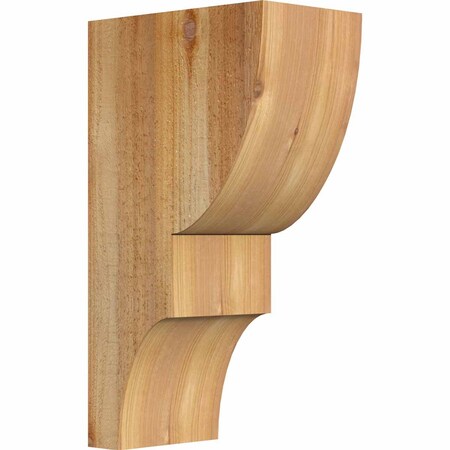 Ekena Millwork Ridgewood Rough Sawn Corbel, Western Red Cedar, 6"W x 10"D x 18"H COR06X10X18RID00RWR